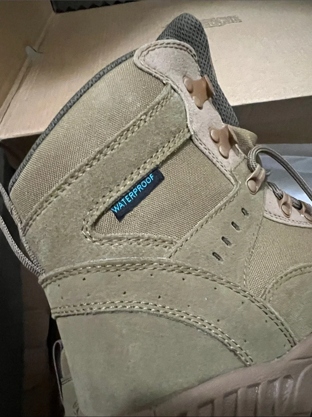 Men's Olive Tactical Hiking Boots
